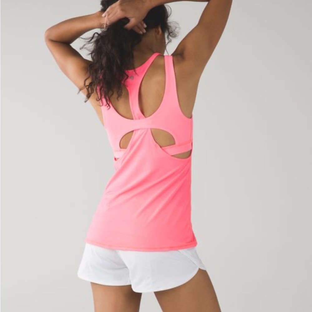 Lululemon All Sport Support‎ Neon Pink Tank
